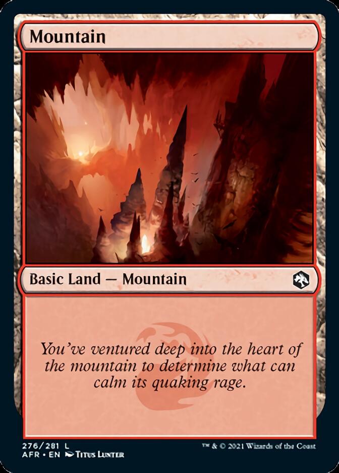 Mountain (276) [Dungeons & Dragons: Adventures in the Forgotten Realms] - Destination Retro