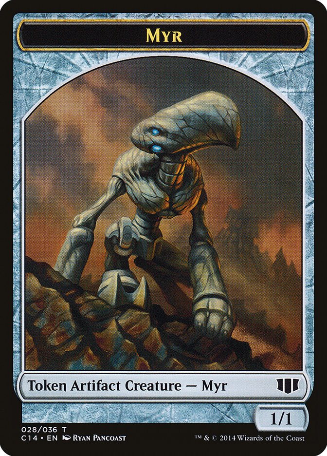Myr // Pentavite Double-sided Token [Commander 2014 Tokens] - Destination Retro