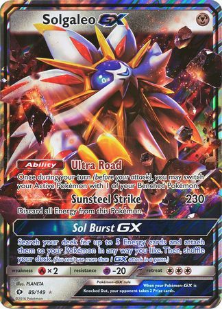 Solgaleo GX (89/149) (Jumbo Card) [Sun & Moon: Base Set] - Destination Retro