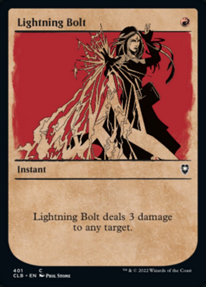 Lightning Bolt (Showcase) [Commander Legends: Battle for Baldur's Gate] - Destination Retro