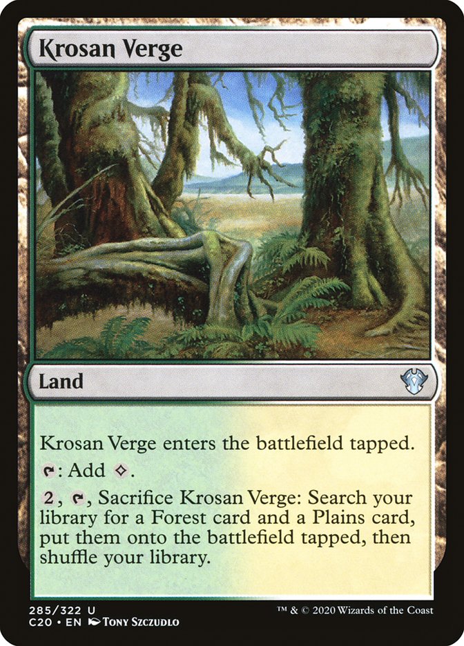 Krosan Verge [Commander 2020] - Destination Retro