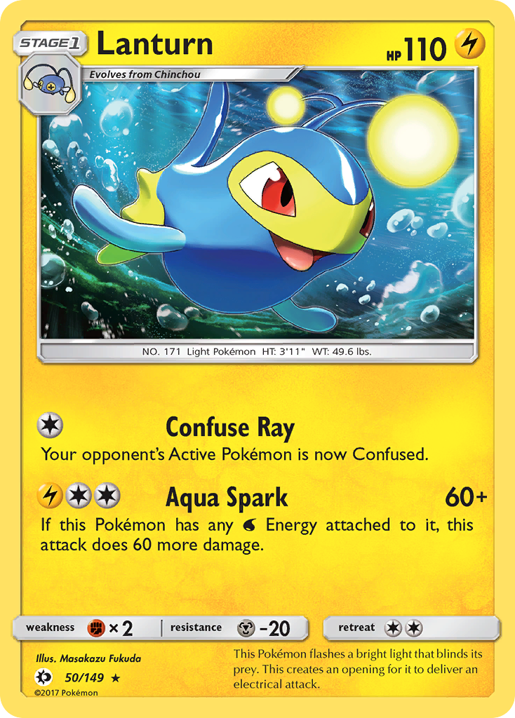 Lanturn (50/149) [Sun & Moon: Base Set] - Destination Retro