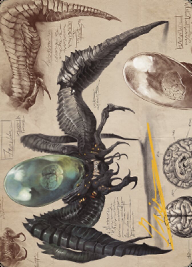 Psychosis Crawler Art Card (Gold-Stamped Signature) [The Brothers' War Art Series] - Destination Retro