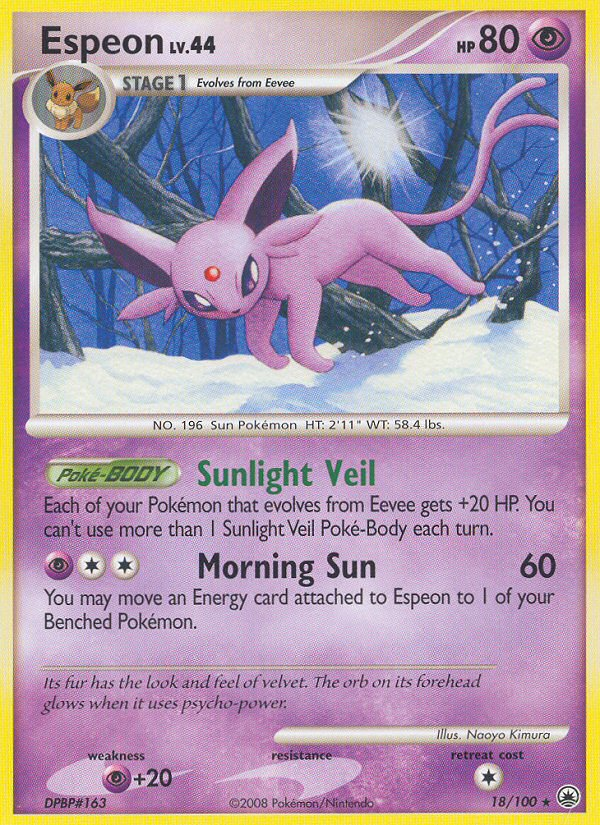 Espeon (18/100) [Diamond & Pearl: Majestic Dawn] - Destination Retro