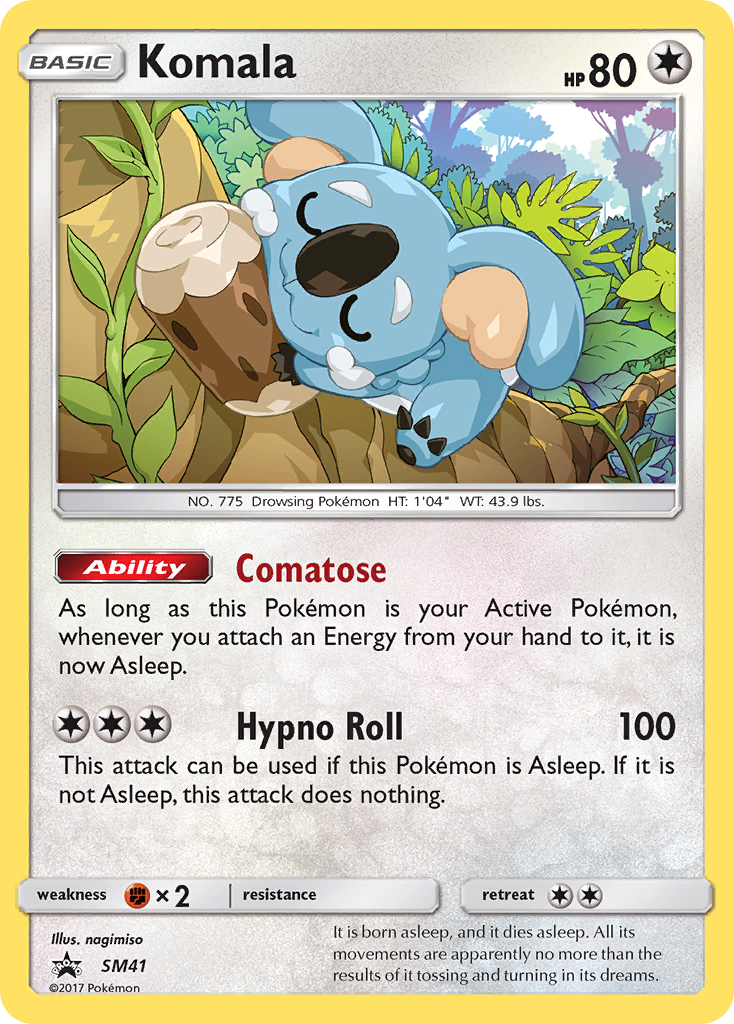 Komala (SM41) [Sun & Moon: Black Star Promos] - Destination Retro