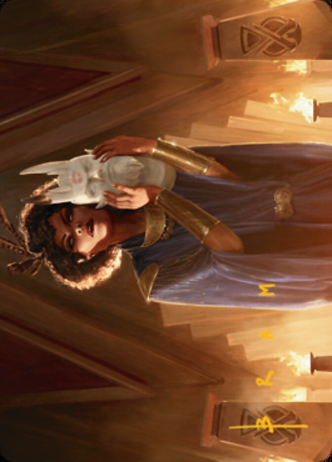 Cormela, Glamour Thief Art Card (Gold-Stamped Signature) [Streets of New Capenna Art Series] - Destination Retro