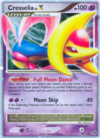 Cresselia LV.X (103/106) [Diamond & Pearl: Great Encounters] - Destination Retro