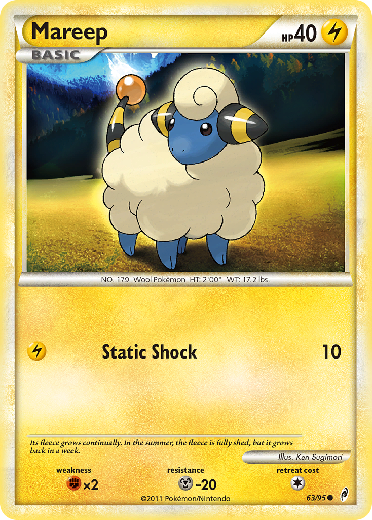 Mareep (63/95) [Call of Legends] - Destination Retro