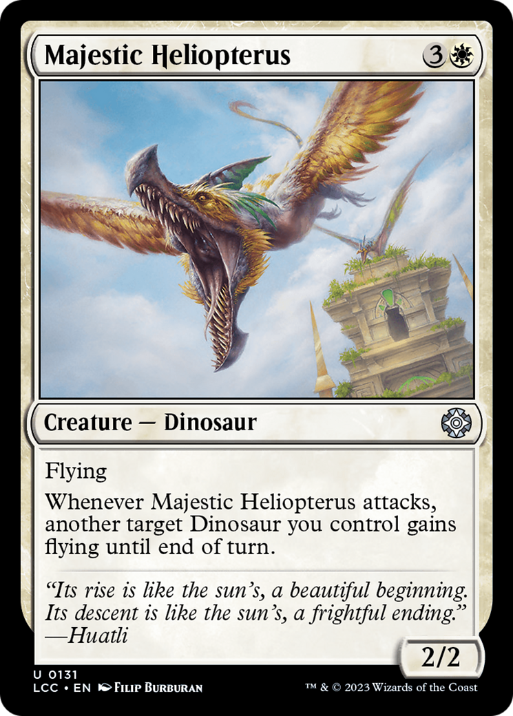 Majestic Heliopterus [The Lost Caverns of Ixalan Commander] - Destination Retro