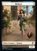 Eldrazi Spawn // Human Double-sided Token [Streets of New Capenna Commander Tokens] - Destination Retro