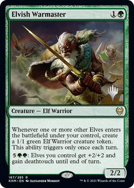 Elvish Warmaster [Kaldheim Promo Pack] - Destination Retro