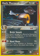 Dark Marowak (7/109) [EX: Team Rocket Returns] - Destination Retro