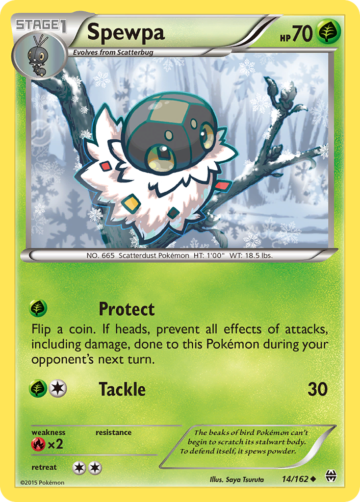 Spewpa (14/162) [XY: BREAKthrough] - Destination Retro