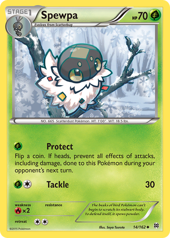 Spewpa (14/162) [XY: BREAKthrough] - Destination Retro