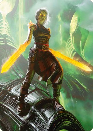 Nahiri, the Unforgiving Art Card [Phyrexia: All Will Be One Art Series] - Destination Retro