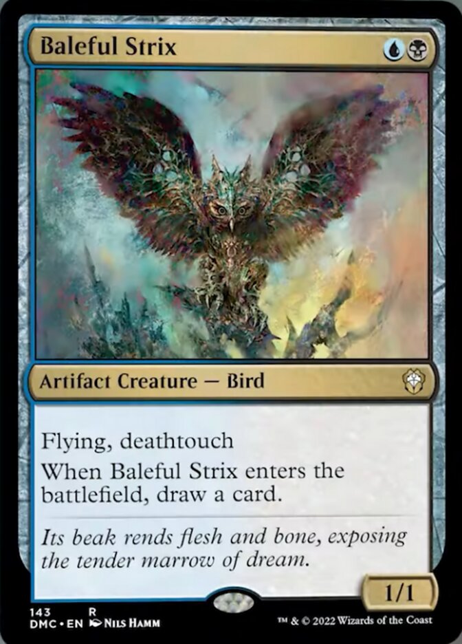 Baleful Strix [Dominaria United Commander] - Destination Retro
