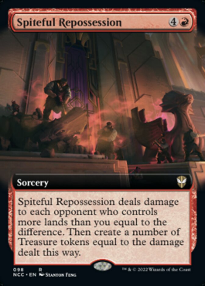Spiteful Repossession (Extended Art) [Streets of New Capenna Commander] - Destination Retro