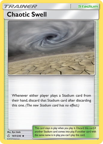 Chaotic Swell (187/236) [Sun & Moon: Cosmic Eclipse] - Destination Retro