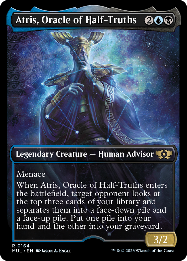 Atris, Oracle of Half-Truths (Halo Foil) [Multiverse Legends] - Destination Retro