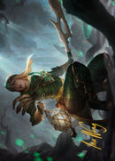 Argothian Opportunist Art Card (Gold-Stamped Signature) [The Brothers' War Art Series] - Destination Retro