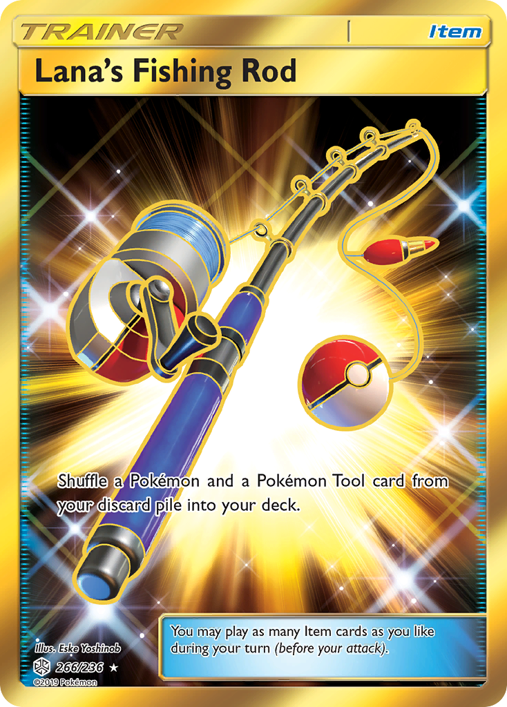Lana's Fishing Rod (266/236) [Sun & Moon: Cosmic Eclipse] - Destination Retro