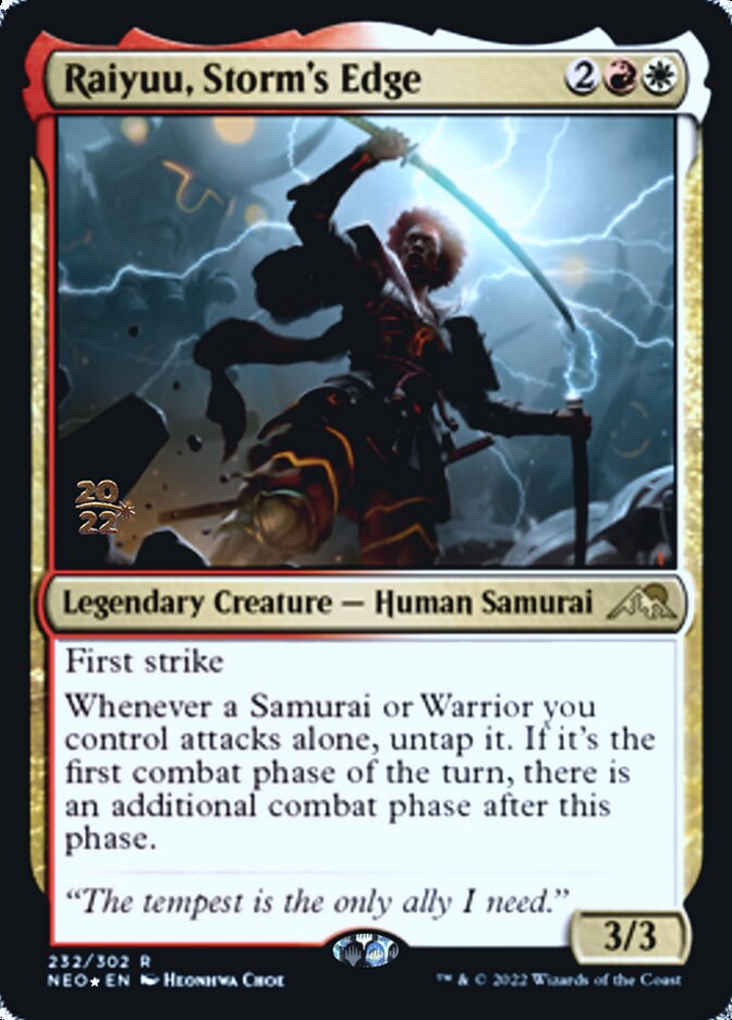 Raiyuu, Storm's Edge [Kamigawa: Neon Dynasty Prerelease Promos] - Destination Retro