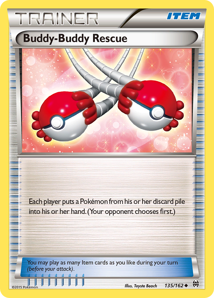 Buddy-Buddy Rescue (135/162) [XY: BREAKthrough] - Destination Retro