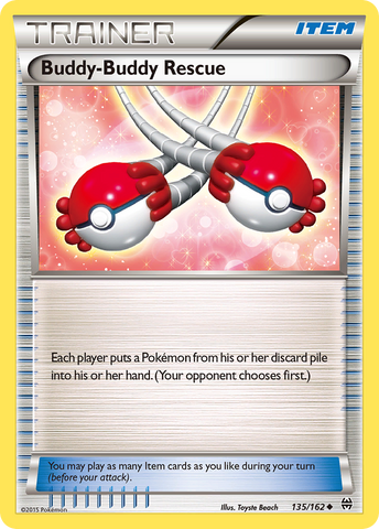 Buddy-Buddy Rescue (135/162) [XY: BREAKthrough] - Destination Retro