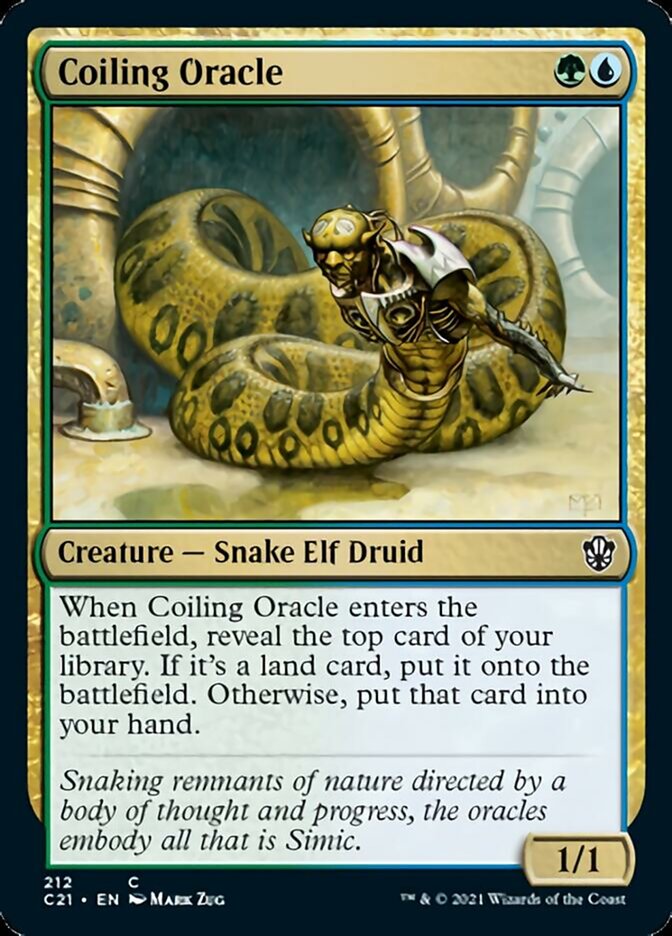 Coiling Oracle [Commander 2021] - Destination Retro