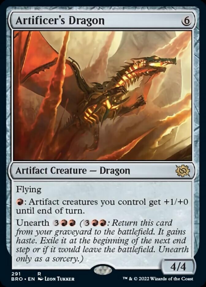 Artificer's Dragon [The Brothers' War] - Destination Retro