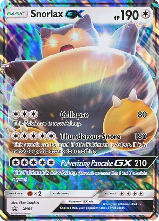 Snorlax GX (SM05) (Jumbo Card) [Sun & Moon: Black Star Promos] - Destination Retro