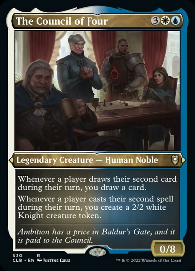 The Council of Four (Foil Etched) [Commander Legends: Battle for Baldur's Gate] - Destination Retro