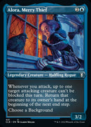 Alora, Merry Thief (Foil Etched) [Commander Legends: Battle for Baldur's Gate] - Destination Retro