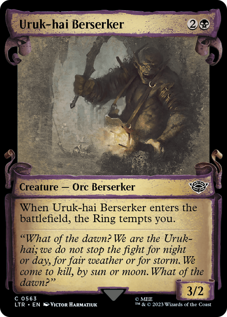 Uruk-hai Berserker [The Lord of the Rings: Tales of Middle-Earth Showcase Scrolls] - Destination Retro