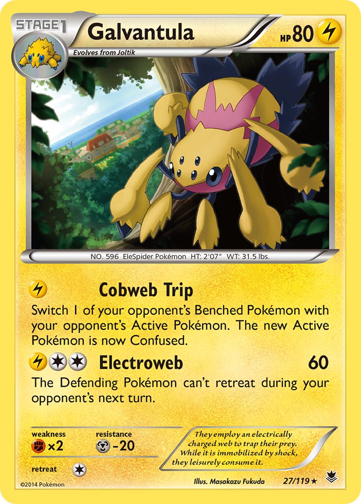 Galvantula (XY Phantom Forces) (27/119) [Theme Deck Exclusives] - Destination Retro