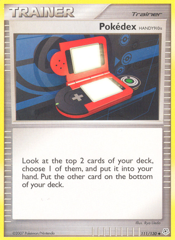 Pokedex HANDY910is (111/130) [Diamond & Pearl: Base Set] - Destination Retro