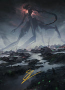 Swamp (1) Art Card (Gold-Stamped Signature) [The Brothers' War Art Series] - Destination Retro
