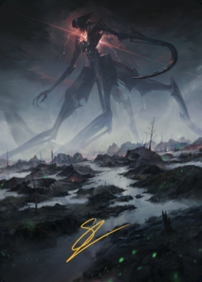 Swamp (1) Art Card (Gold-Stamped Signature) [The Brothers' War Art Series] - Destination Retro