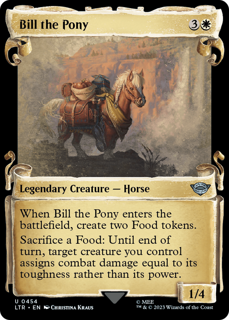 Bill the Pony [The Lord of the Rings: Tales of Middle-Earth Showcase Scrolls] - Destination Retro