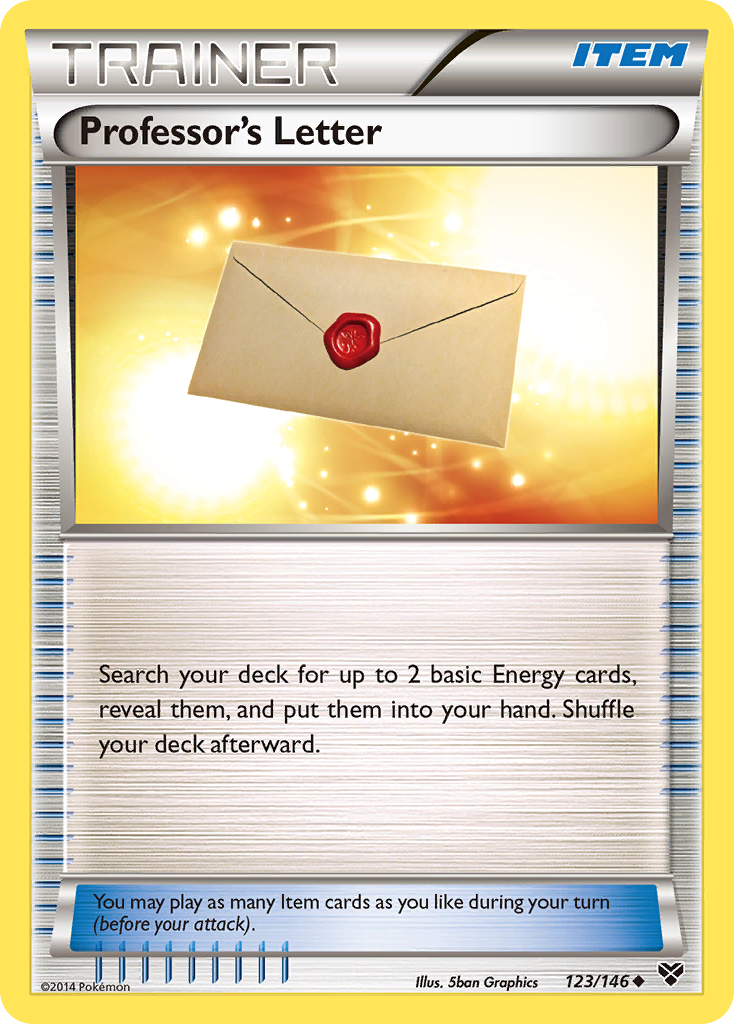 Professor's Letter (123/146) [XY: Base Set] - Destination Retro