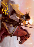 Sunrise Cavalier Art Card (Gold-Stamped Signature) [Innistrad: Midnight Hunt Art Series] - Destination Retro