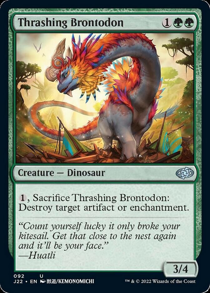 Thrashing Brontodon [Jumpstart 2022] - Destination Retro