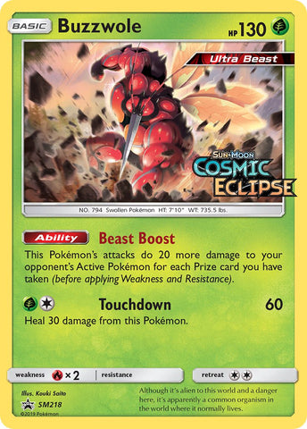 Buzzwole (SM218) [Sun & Moon: Black Star Promos] - Destination Retro