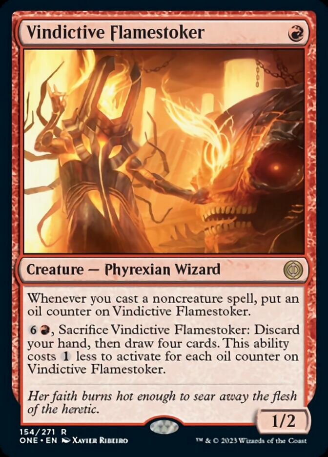 Vindictive Flamestoker [Phyrexia: All Will Be One] - Destination Retro