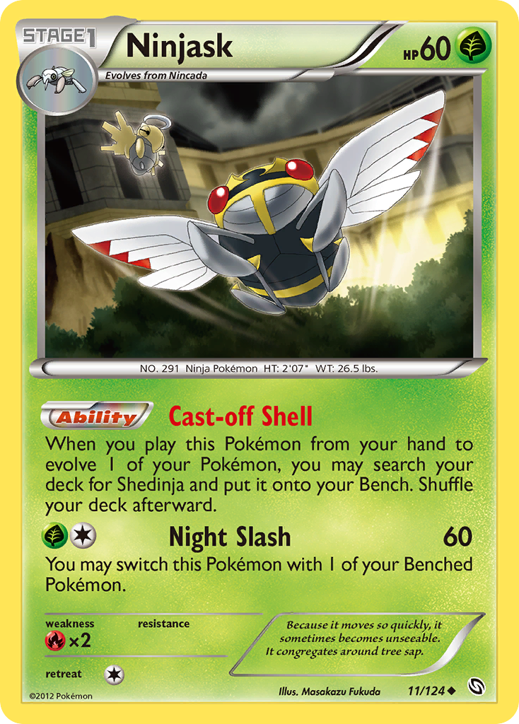Ninjask (11/124) [Black & White: Dragons Exalted] - Destination Retro