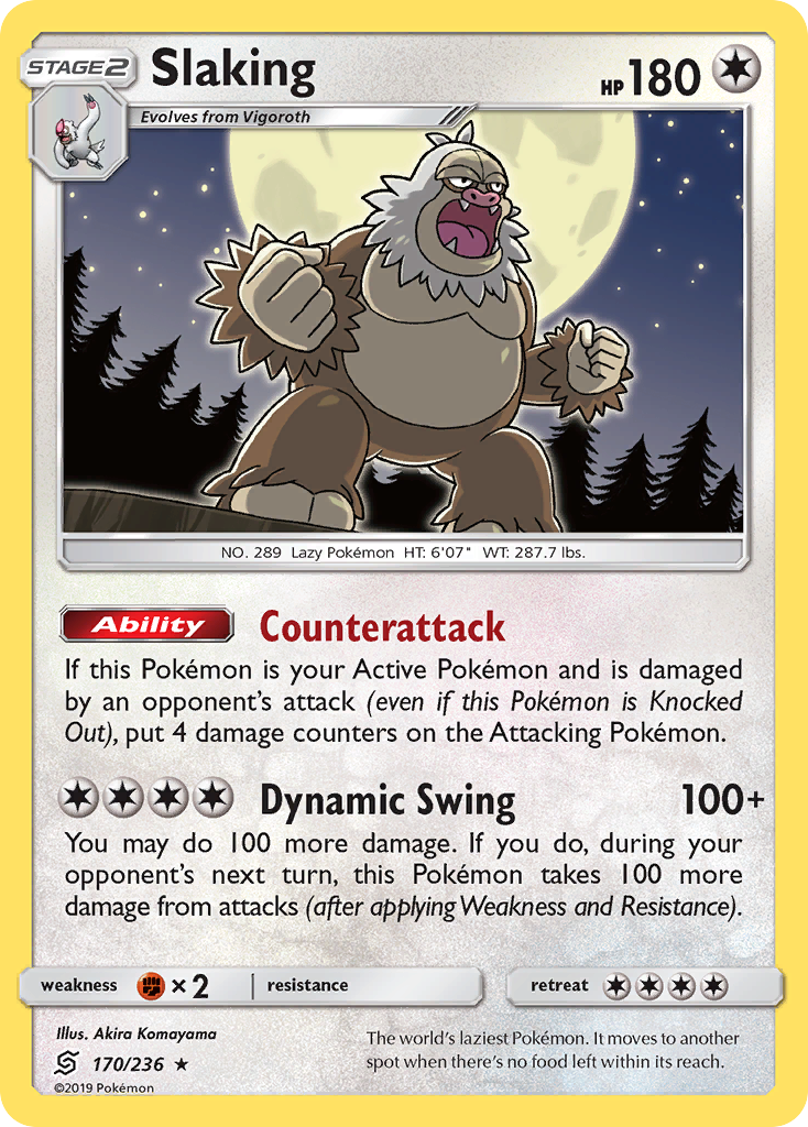 Slaking (170/236) [Sun & Moon: Unified Minds] - Destination Retro