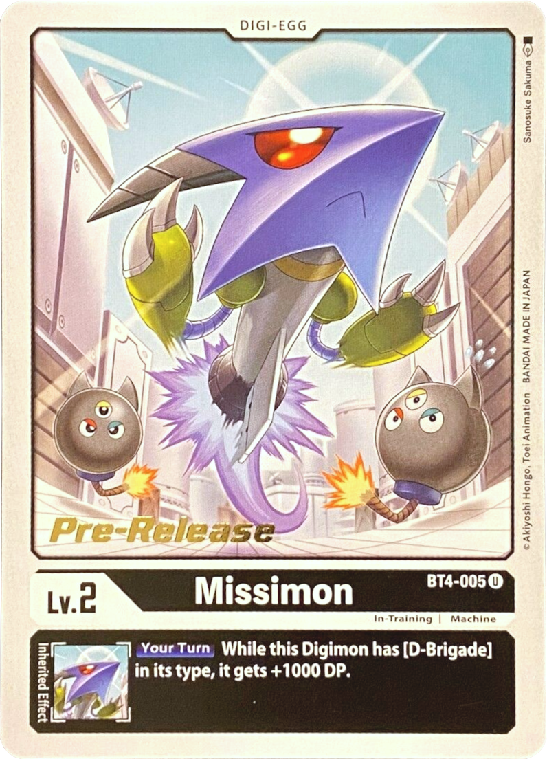 Missimon [BT4-005] [Great Legend Pre-Release Promos] - Destination Retro