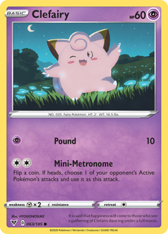 Clefairy (63) [Sword & Shield: Vivid Voltage] - Destination Retro