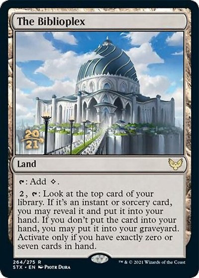 The Biblioplex [Strixhaven: School of Mages Prerelease Promos] - Destination Retro