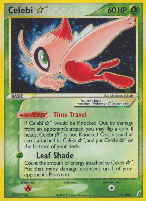 Celebi Star (100/100) [EX: Crystal Guardians] - Destination Retro